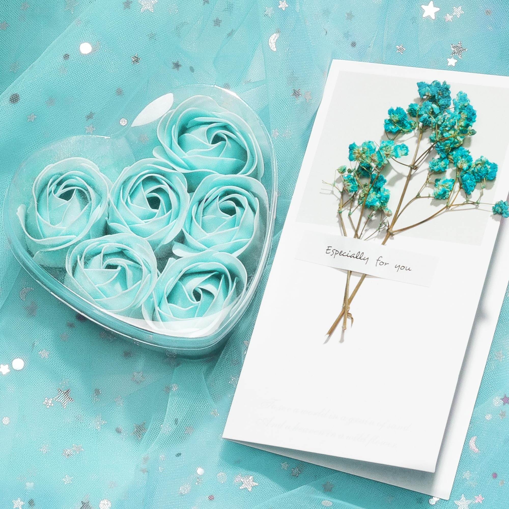 Gift Baskets for Women, 11 Pcs Self Care Gifts Get Well Soon Gifts, Ocean Relaxing Spa Bath Gifts Sets w/ Luxury Flannel Blanket, Mothers Day Gifts for Mom Her Wife Friends Sister Wife