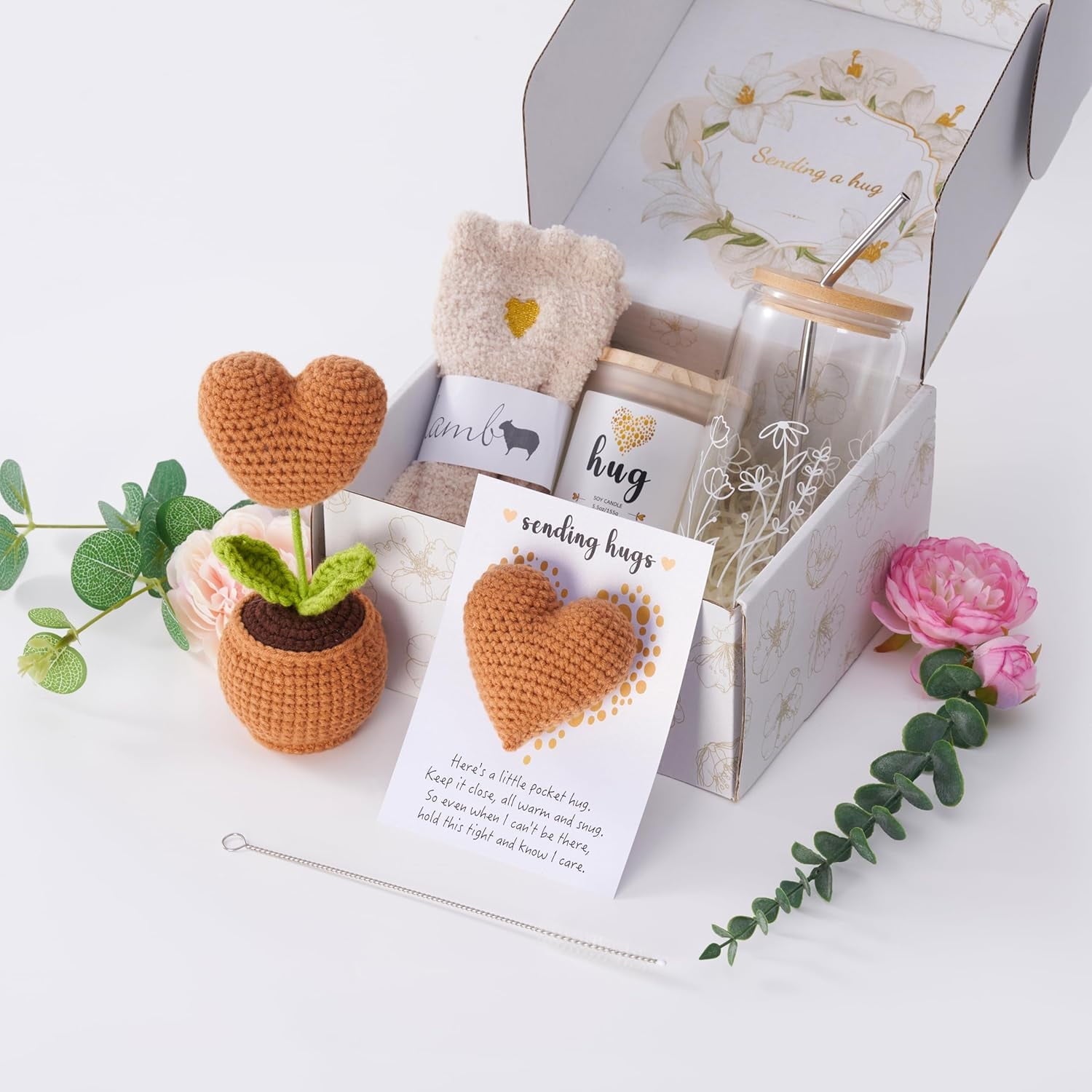 Get Well Gifts for Women After Surgery Recovery, Get Well Soon Gift Baskets for Women Chemo Care Package, Feel Better Soon Basket - Sympathy and After Surgery Recovery Gifts - Thinking of You