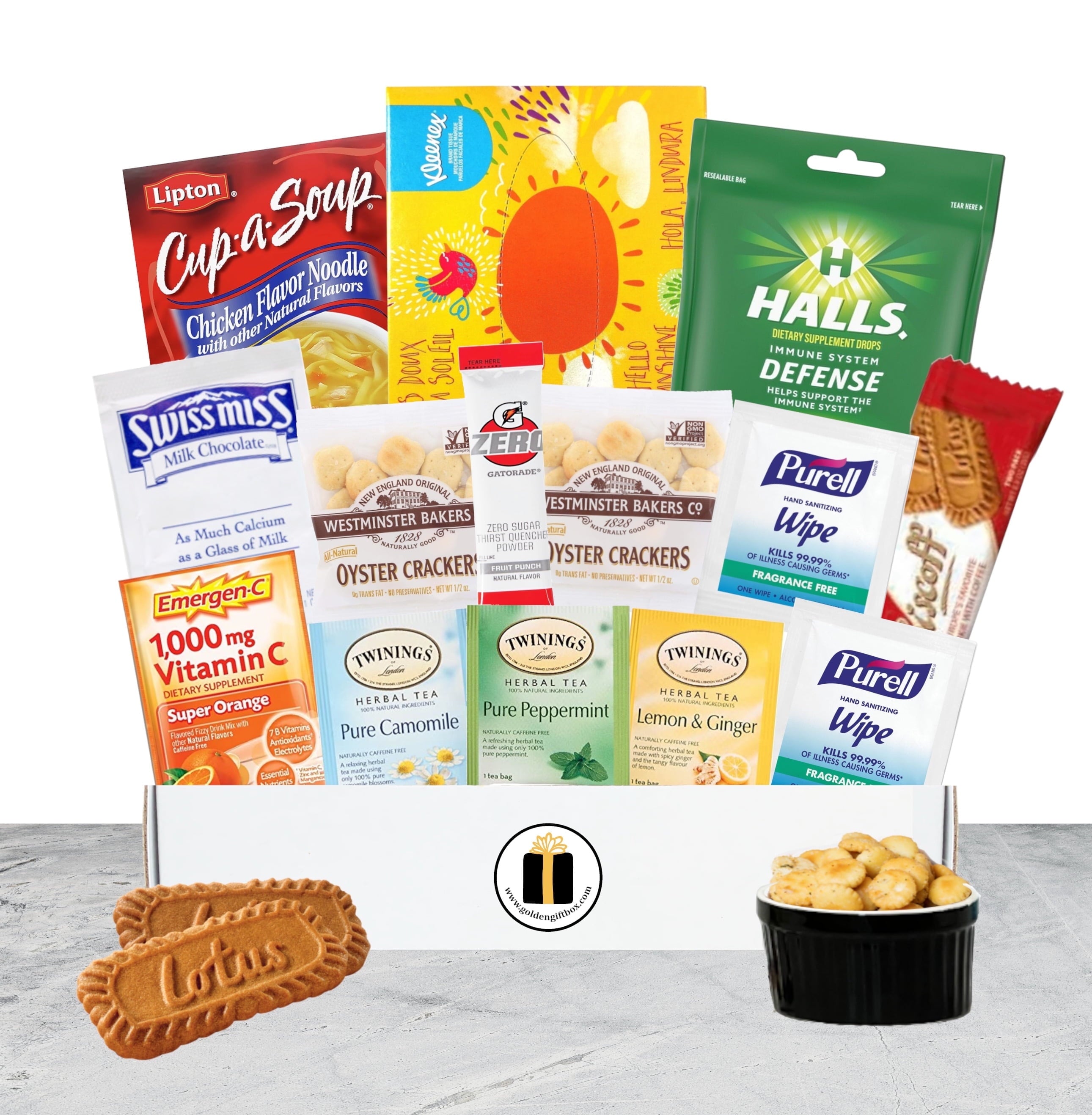 Get Well Soon Care Package – Cold & Flu Recovery Essentials Gift Box