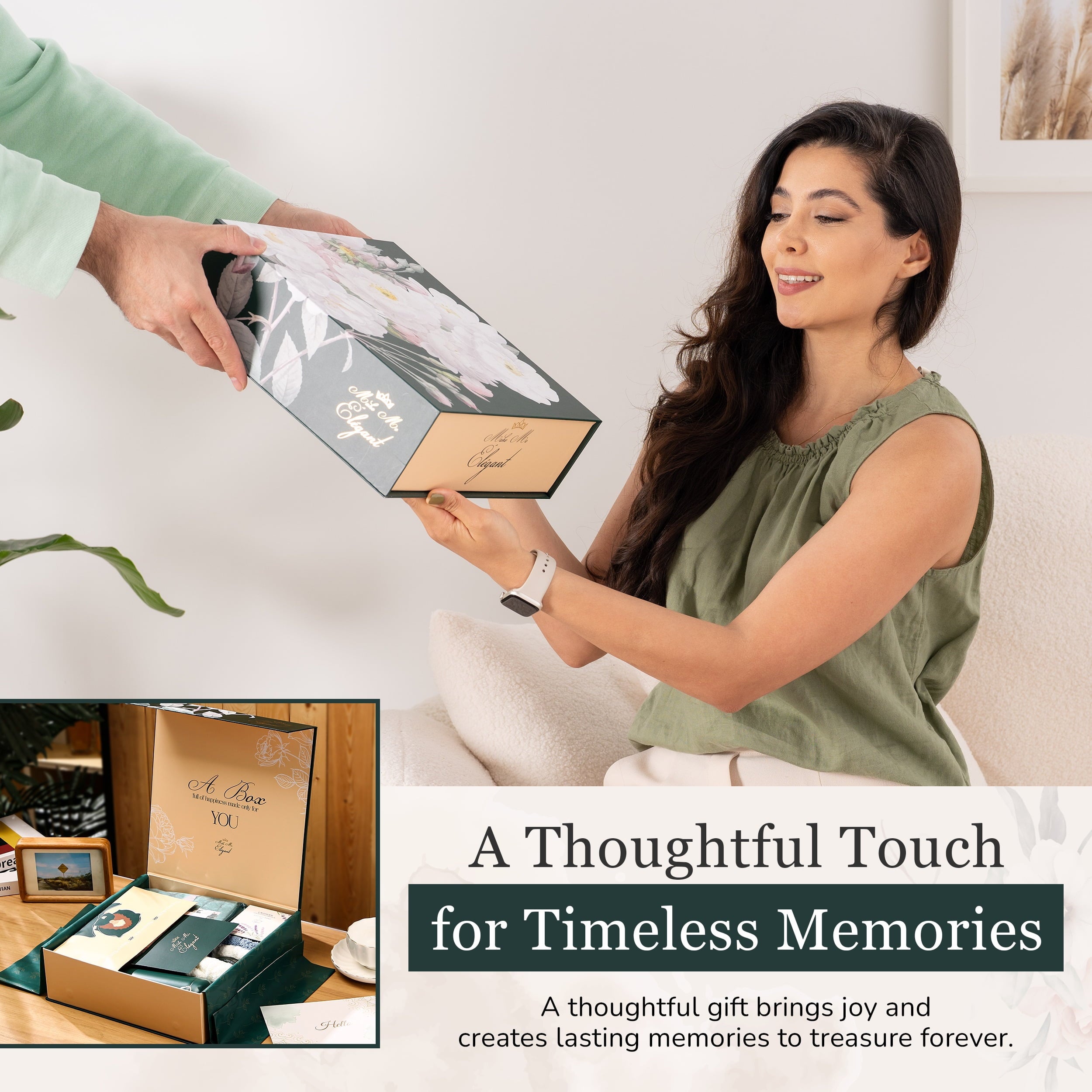 Make Me Elegant Relaxing SPA Box, Self Care Spa Gift Basket, Beauty Birthday Gift for Her, Mother’s Day Gift Idea