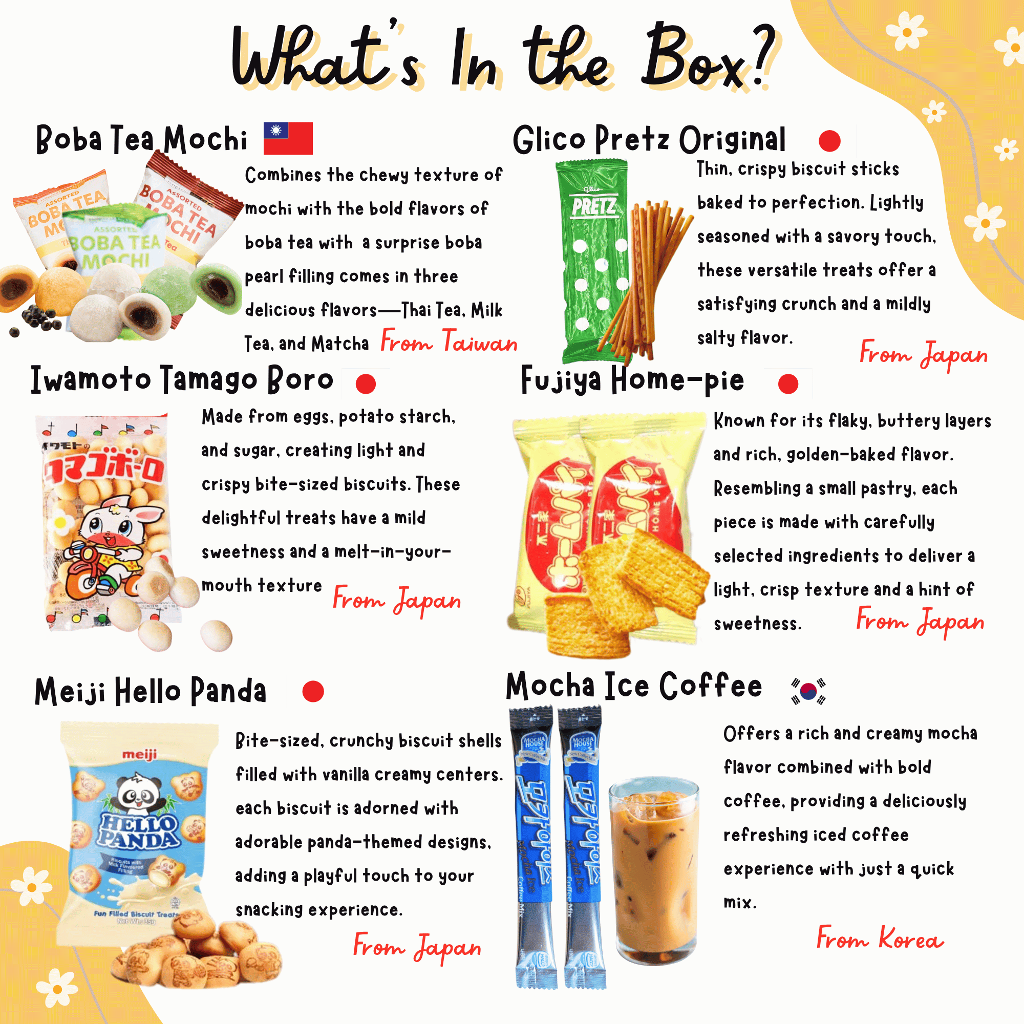 DOTORI SNACK BOX Korean Snacks Japanese Snack Box (40 counts) Asian Candy Sweet Savory Exotic Snacks Mystery Box, Care Package Bundle - Gift for Friends, Family, Loved Ones, Coworkers, Colleagues