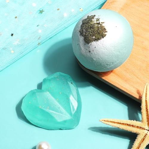 Gift Basket for Women, Best Birthday Gifts Set, Self Care Gift, Care Package, Get Well Soon Gift Box, Unique Ideas Spa Present Kit for Mom Girlfriend Her Sister Wife Friends Woman (Ocean)