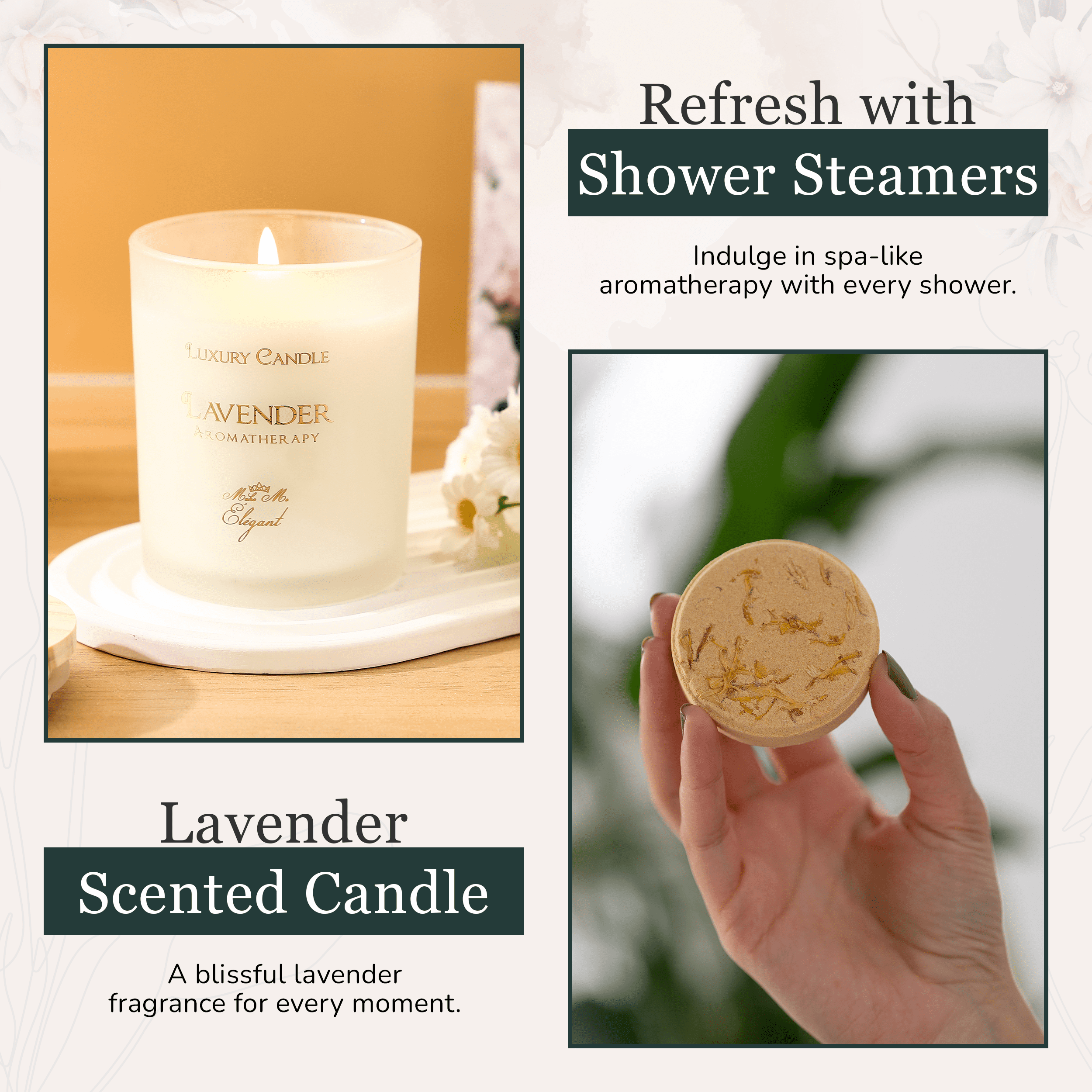 Make Me Elegant Relaxing SPA Box, Self Care Spa Gift Basket, Beauty Birthday Gift for Her, Mother’s Day Gift Idea