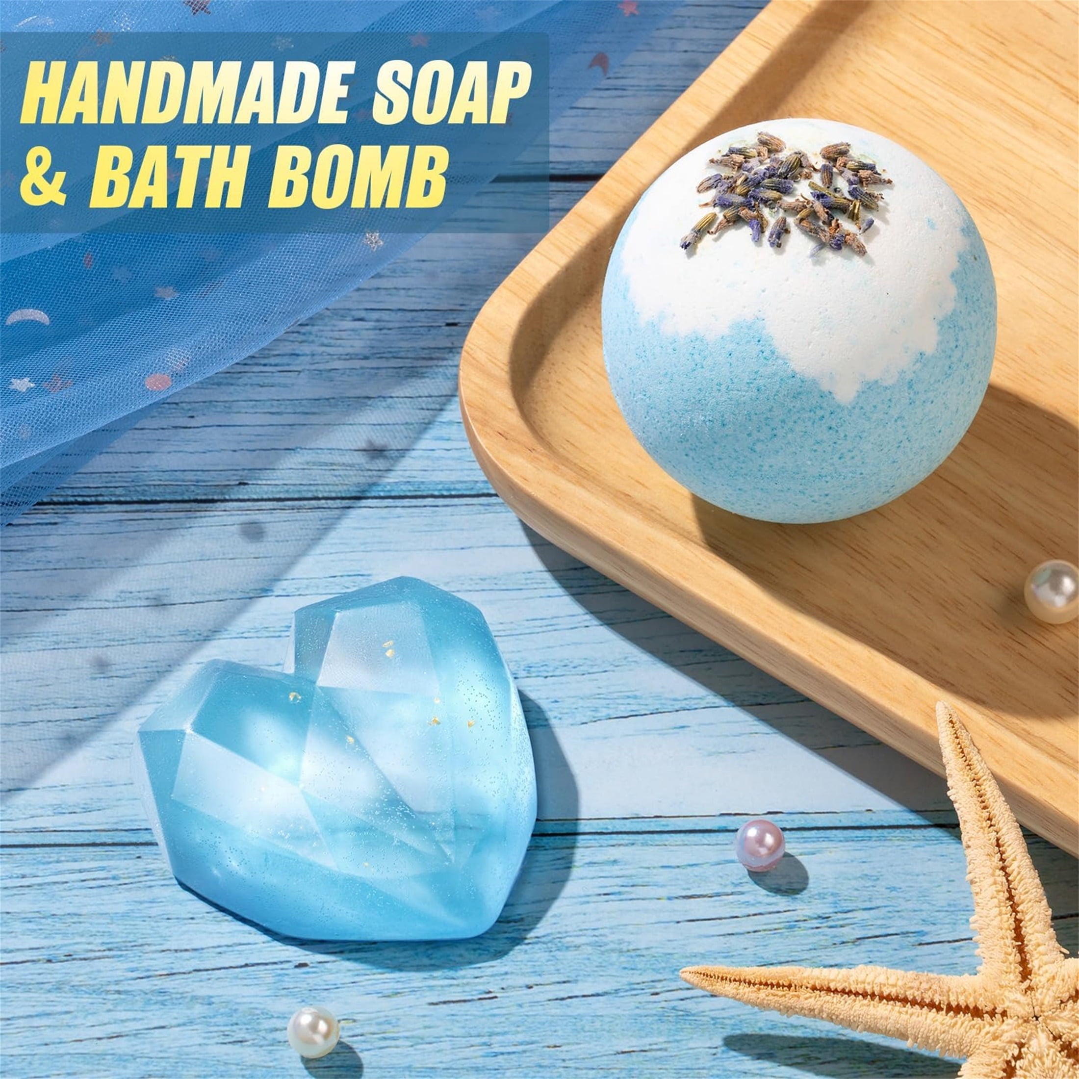 Birthday Gifts for Women, Ocean Relaxing Spa Gifts Basket Care Package w/ Flannel Blanket 40 OZ Tumbler, Presents for Mother's Day, Wife, Girlfriend, Sister, Christmas, and Valentine's Day Gift