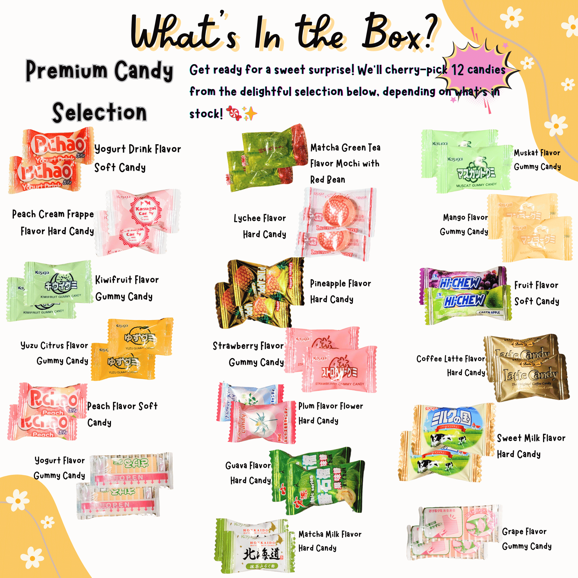 DOTORI SNACK BOX Korean Snacks Japanese Snack Box (40 counts) Asian Candy Sweet Savory Exotic Snacks Mystery Box, Care Package Bundle - Gift for Friends, Family, Loved Ones, Coworkers, Colleagues