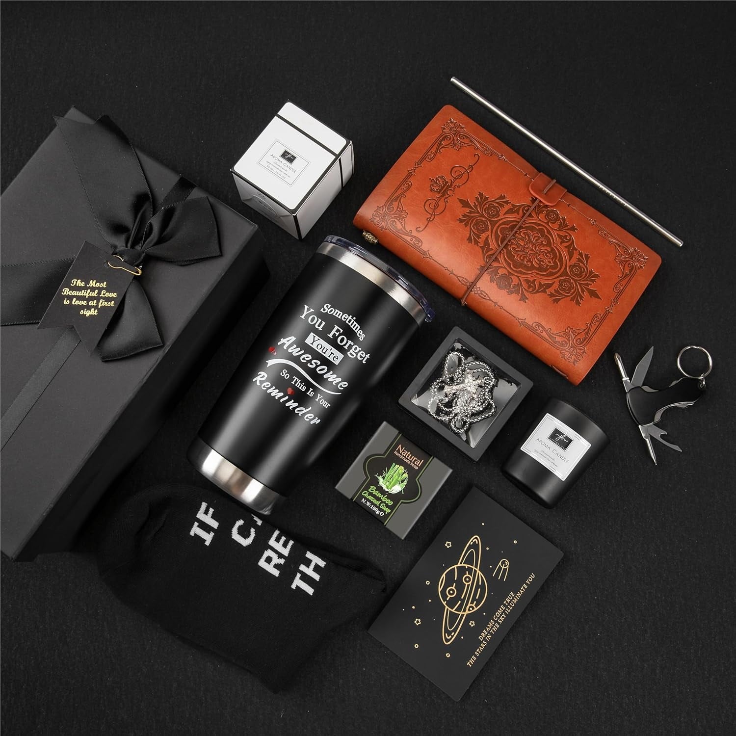 Birthday Gifts for Men,Man Gifts Basket Ideas Set for Him,Men's Birthday Gift Box Presents for Dad, Husband, Brother, Son, Boyfriend, Friend, Male, Coworker Retirement Gifts Christmas Gift Box for Me