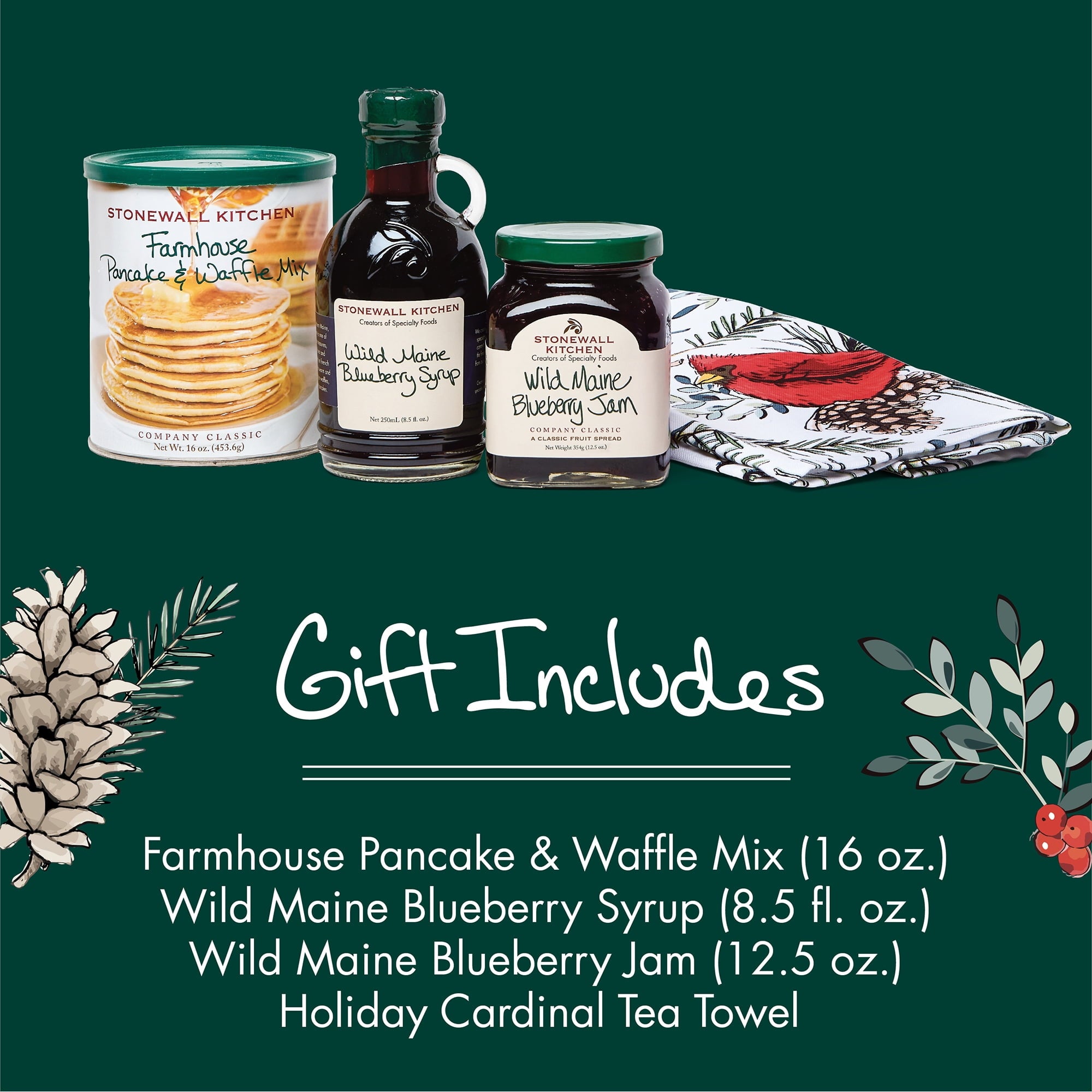 Stonewall Kitchen Holiday 2025 Blueberry Breakfast Gift