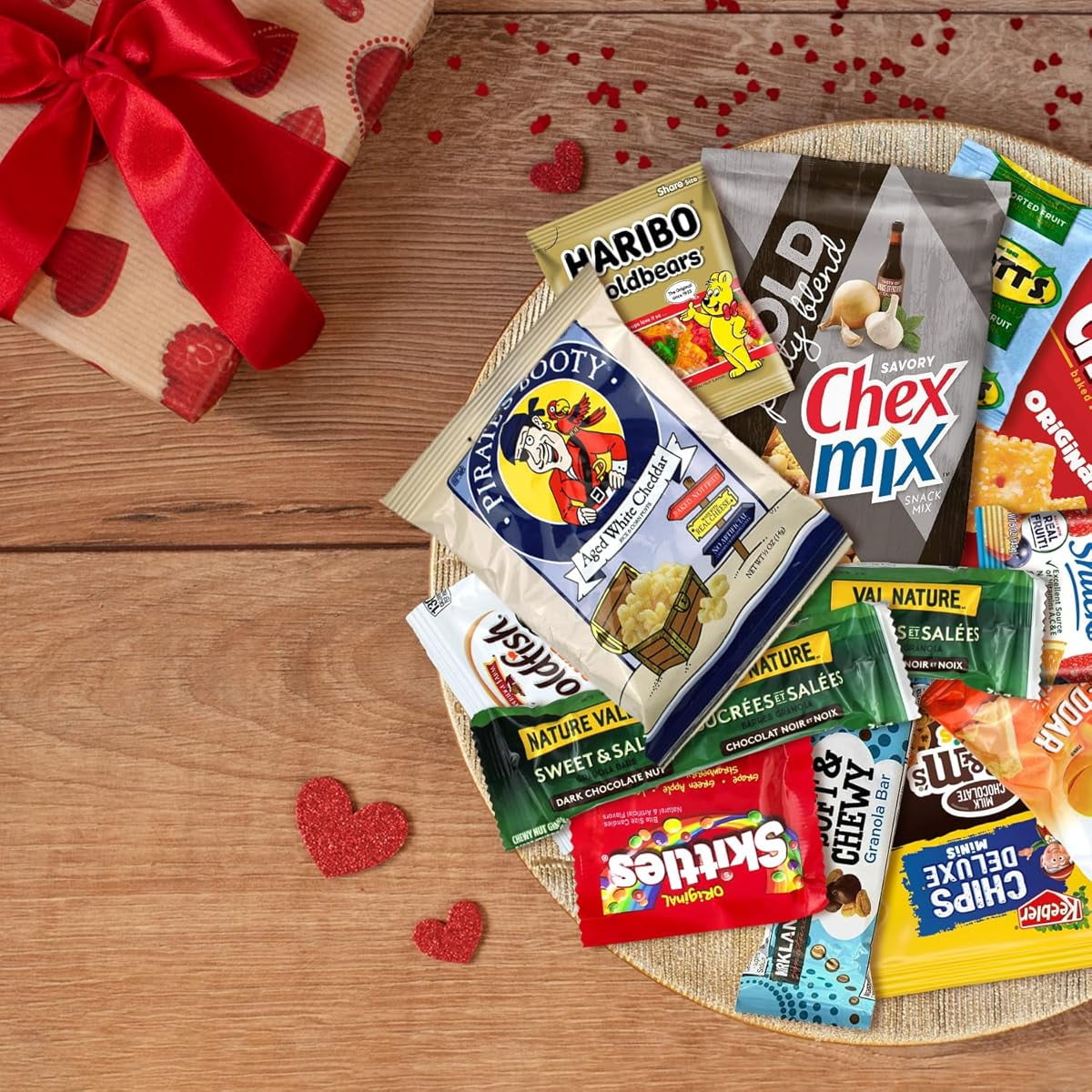 Snack Gift Box 45 count – Snack Box for Adults and Kids – Individually Wrapped Gift Snacks for Office, Birthday, College