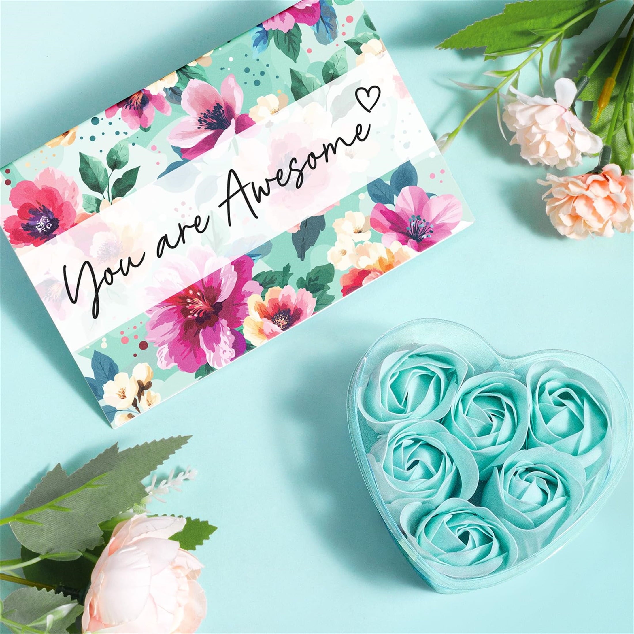 Gift Baskets for Women, Self Care Gifts Get Well Soon Gifts, Ocean Relaxing Spa Gifts Basket Care Package w/ Luxury Flannel Blanket 40 oz Tumbler, Christmas Gifts for Mom Wife Her Girlfriend Sister