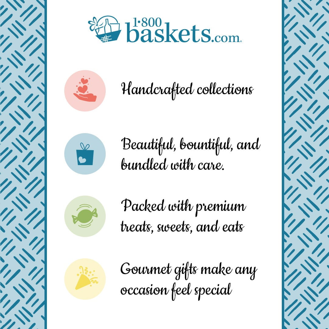 GreatFoods Thank You Treats & Fresh Fruits Tower Fruit Git Basket to say Thank You for Corporate Gifting, Snack Gift Basket, Gourmet Food Gifts