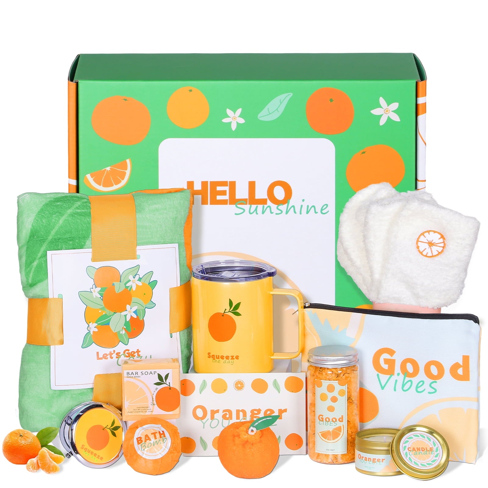 Blisscok Self Care Gifts for Women Get Well Soon Gift Baskets Care Package, Flannel Blanket Personalized, Feel Better Thinking of You Birthday Gifts for Mom Wife Grandma Friend Sister Her