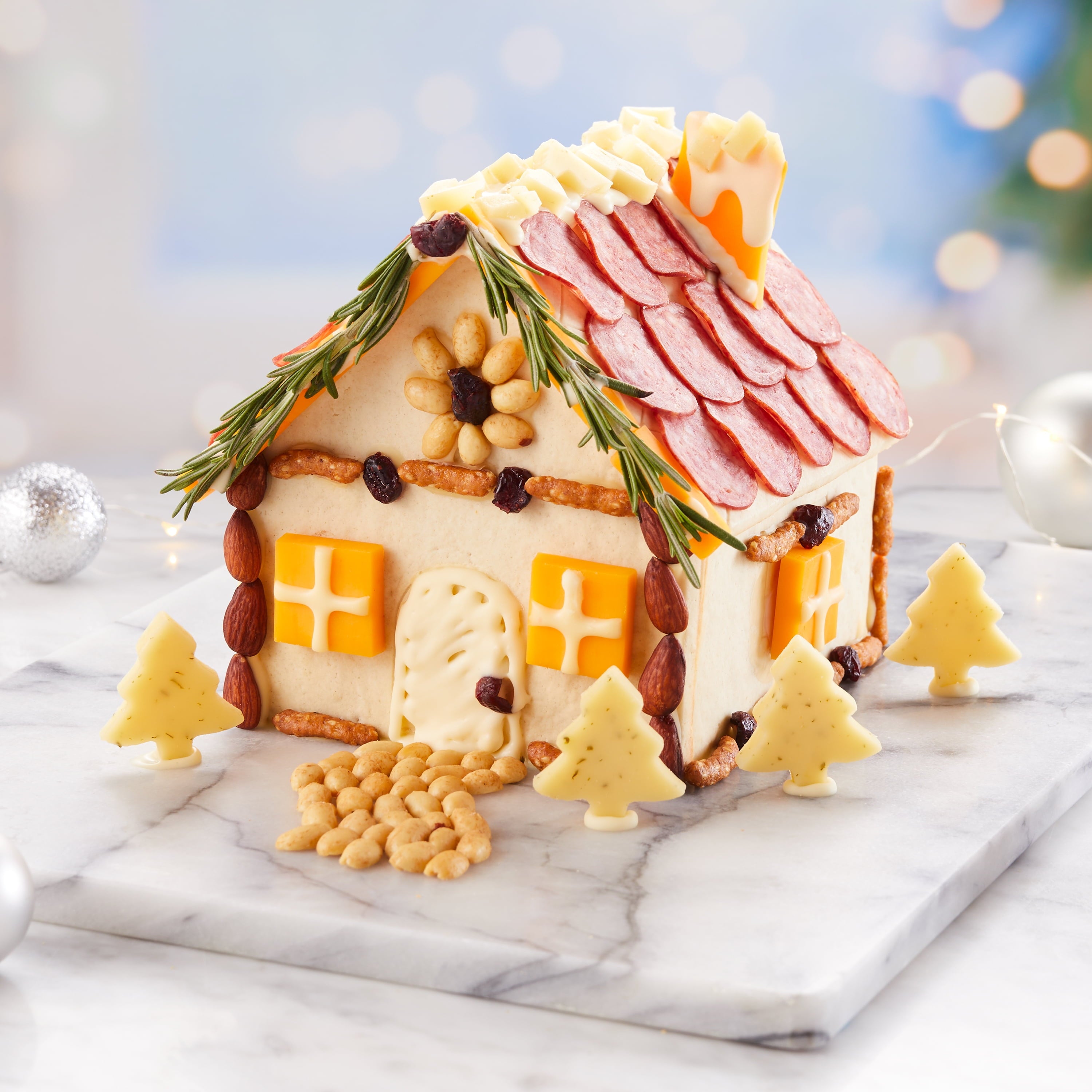 Hickory Farms Charcuterie Chalet DIY Kit | Charcuterie Board Kit Gift Box