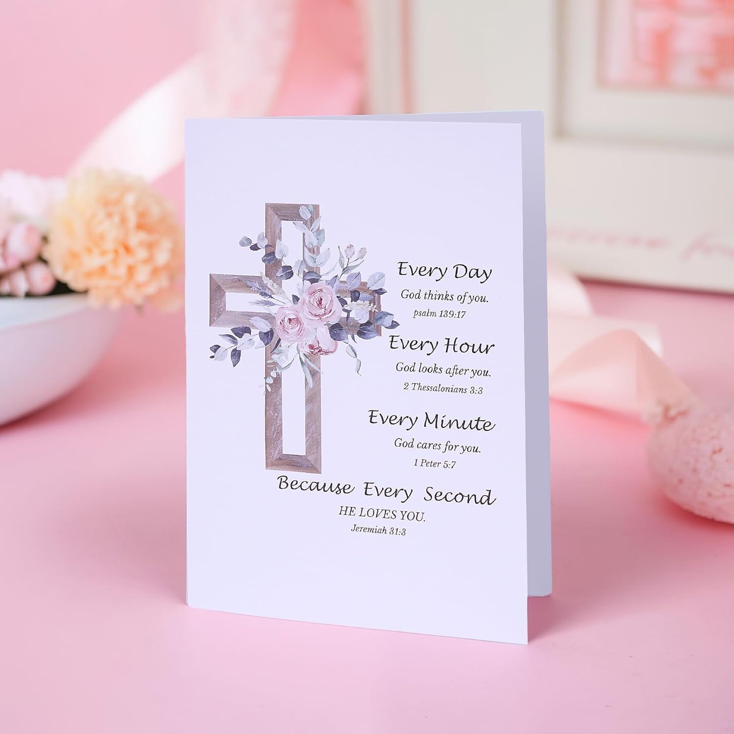 Christian Gifts for Women Faith, Inspirational Religious Gifts for Women, Catholic Spiritual Gifts, Faith Based Gift Baskets, Baptism Mothers Day Birthday Gift Set for Mom Sister Friend Wife