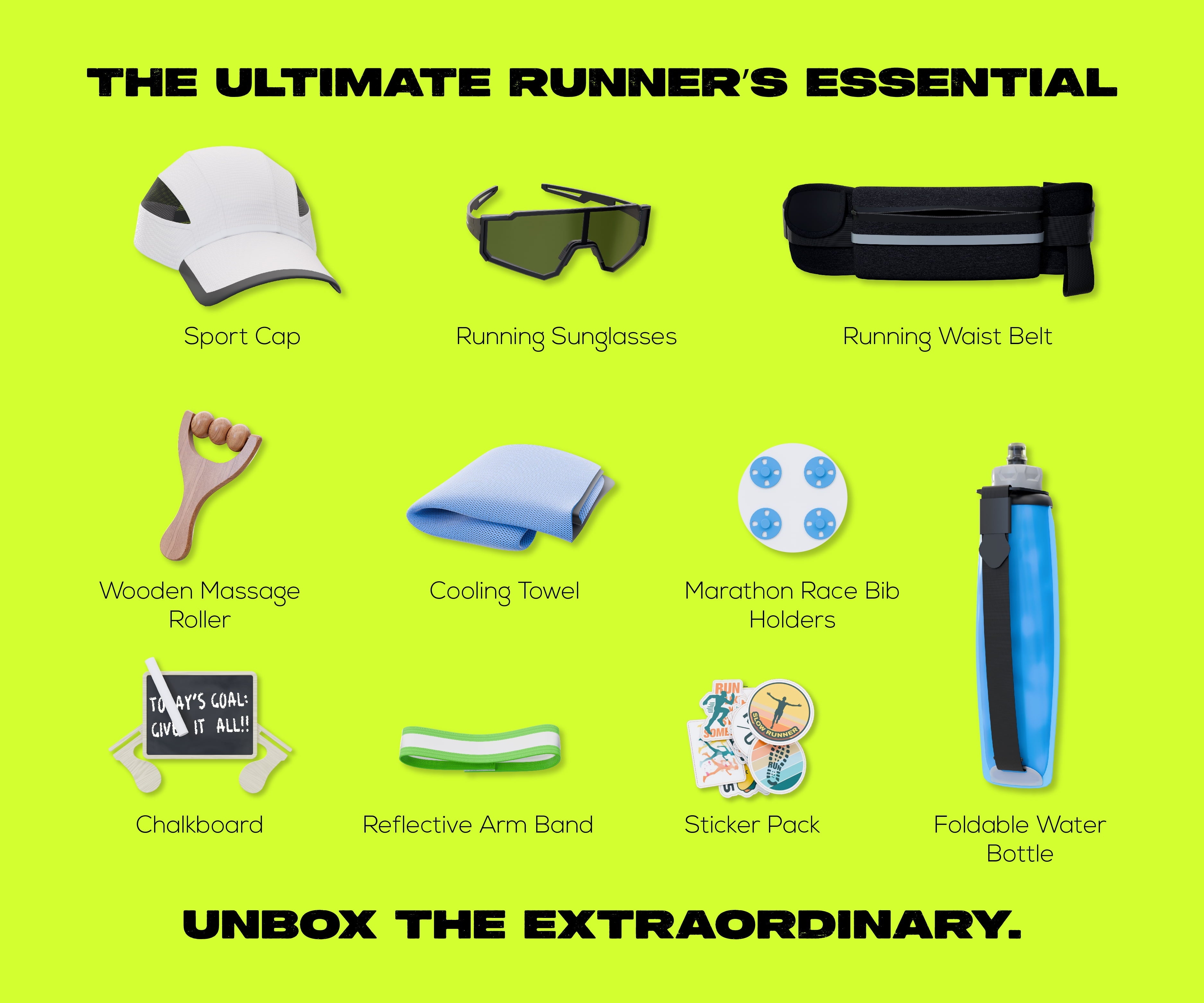 Running Gift Box with Accessories for Marathon Runners