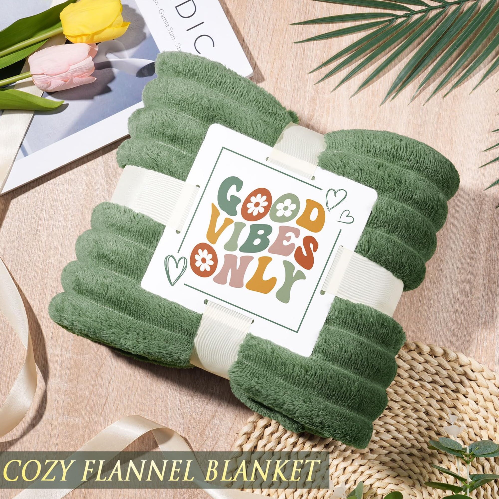 Birthday Gifts Baskets for Women, 11 Pcs Relaxing Spa Gift Sets, Unique Birthday Mother's Day Gift for Her (Green)