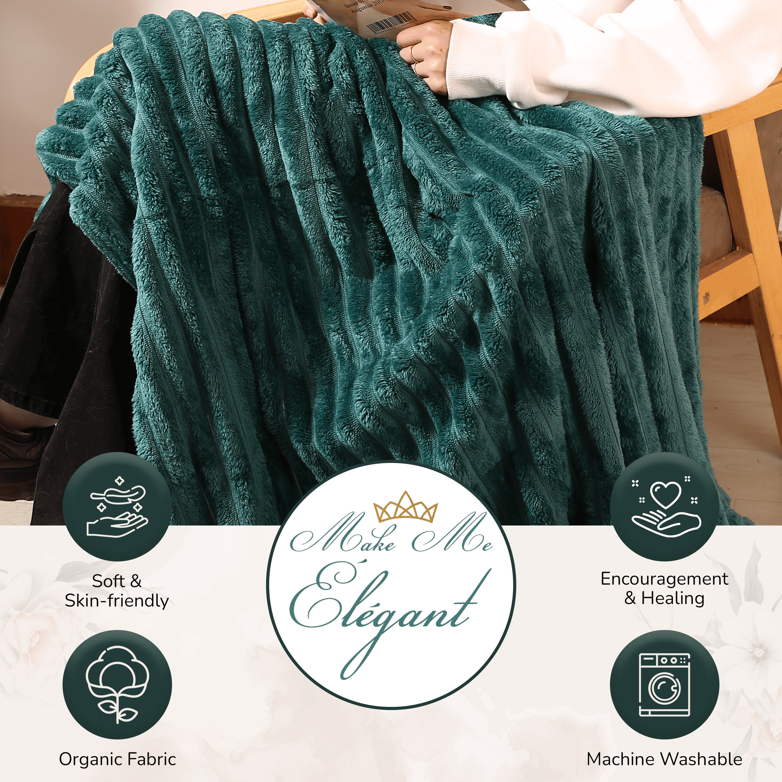 Make Me Elegant Relaxing SPA Box, Self Care Spa Gift Basket, Beauty Birthday Gift for Her, Mother’s Day Gift Idea