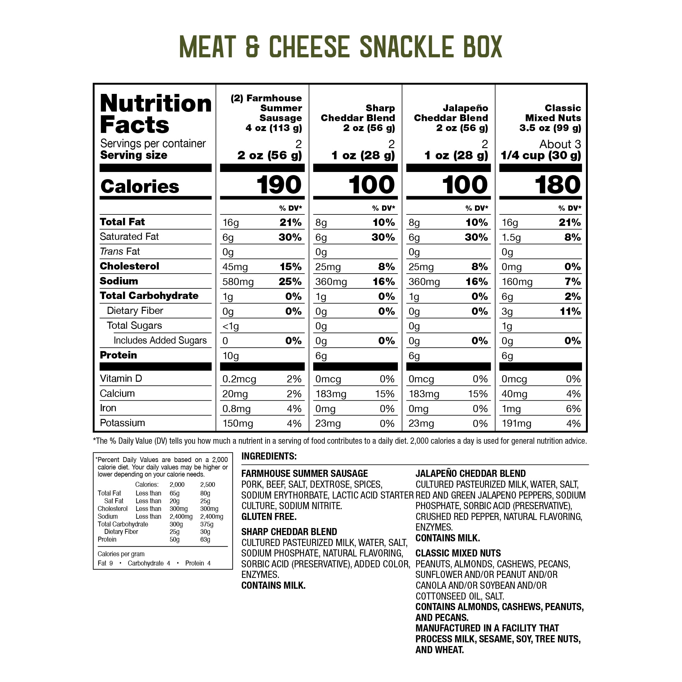 Hickory Farms Meat & Cheese Snackle Box | Gourmet Charcuterie Gift Box