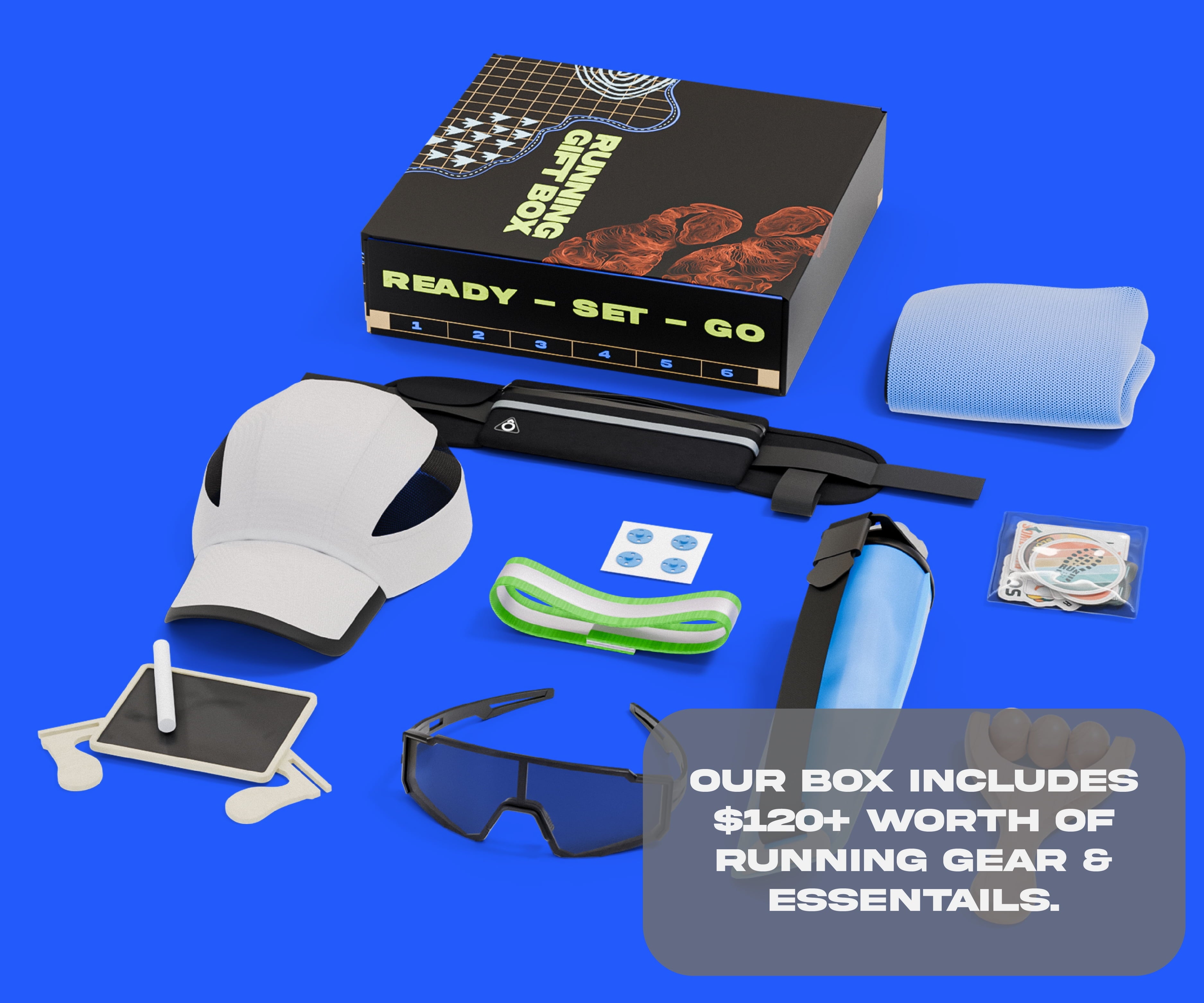Running Gift Box with Accessories for Marathon Runners